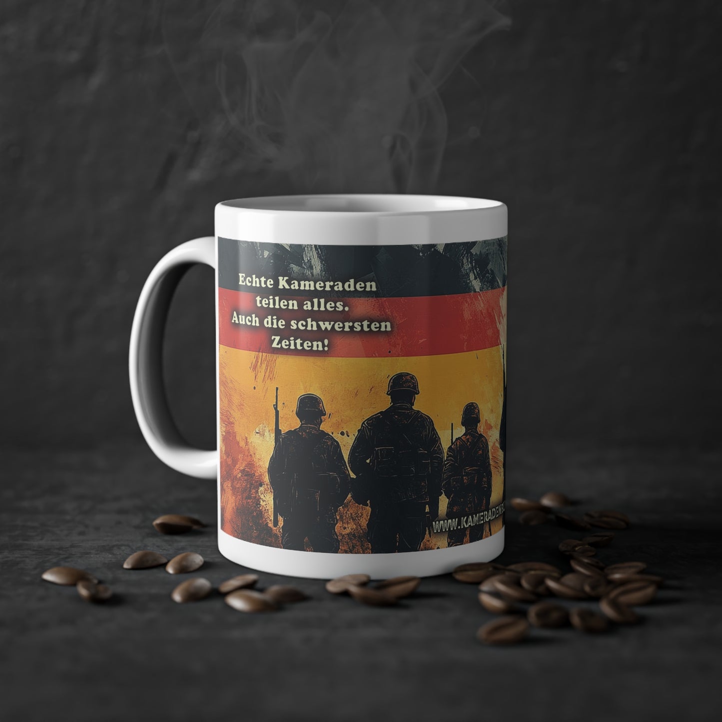 Kaffeetasse "Echte Kameraden"