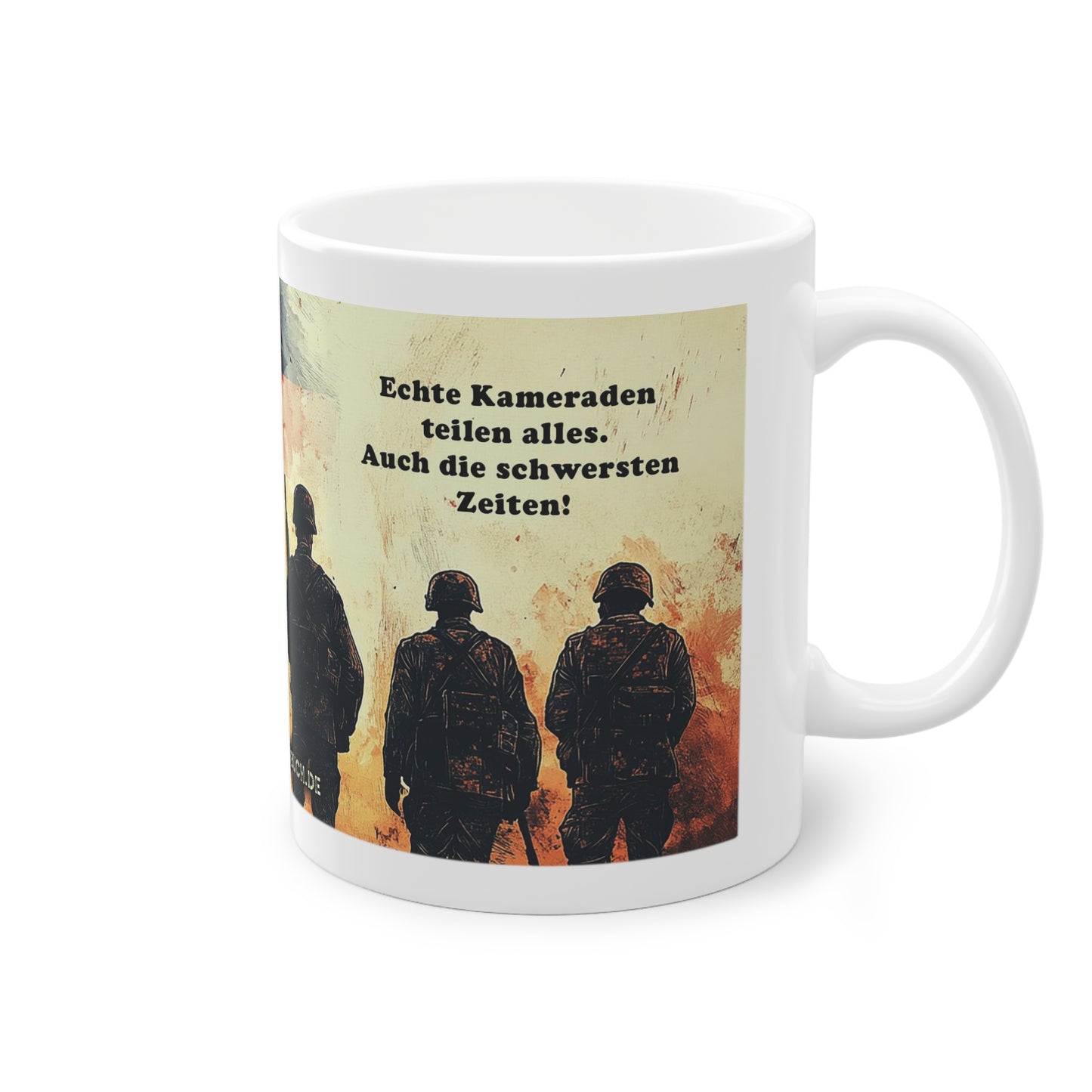 Kaffeetasse "Echte Kameraden"