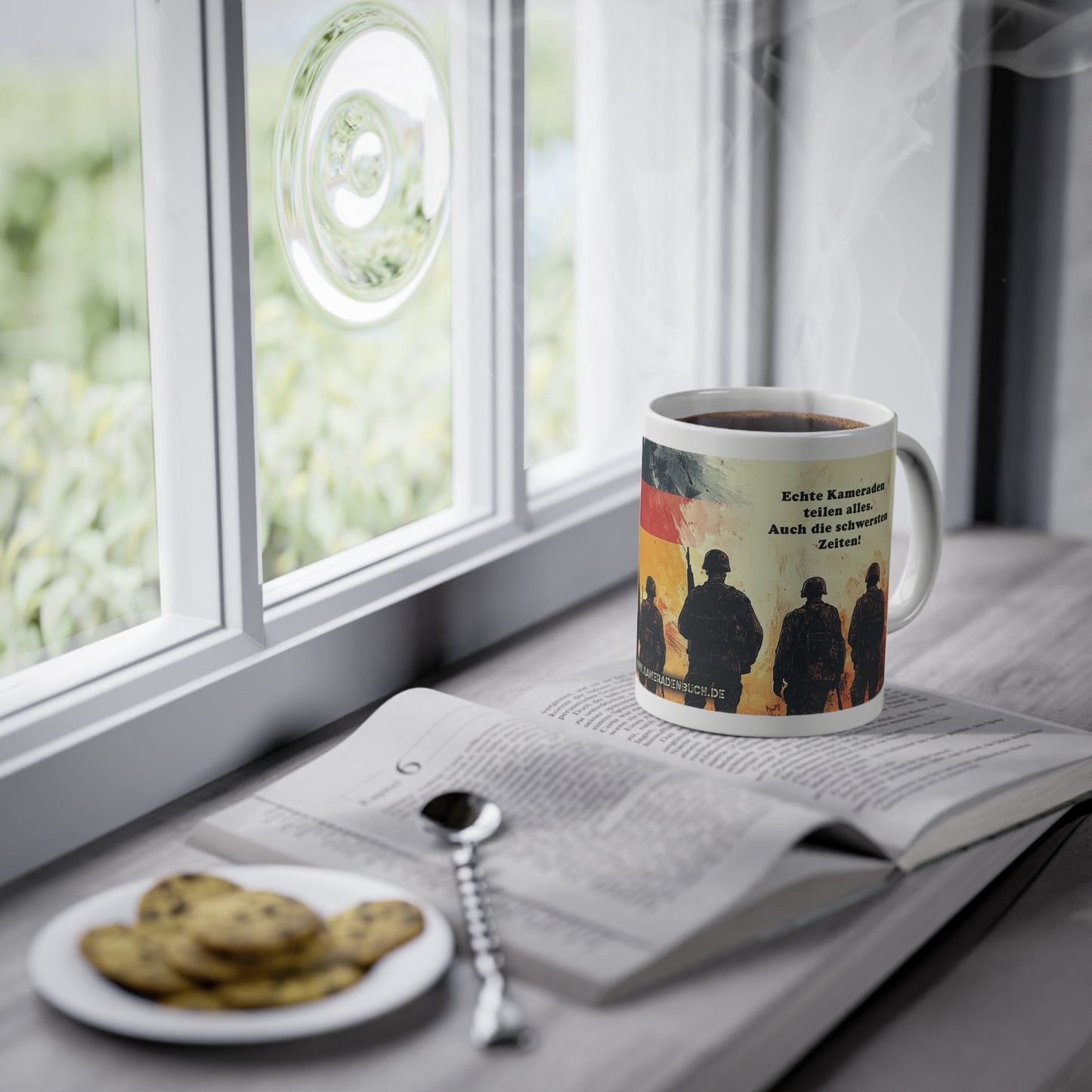 Kaffeetasse "Echte Kameraden"