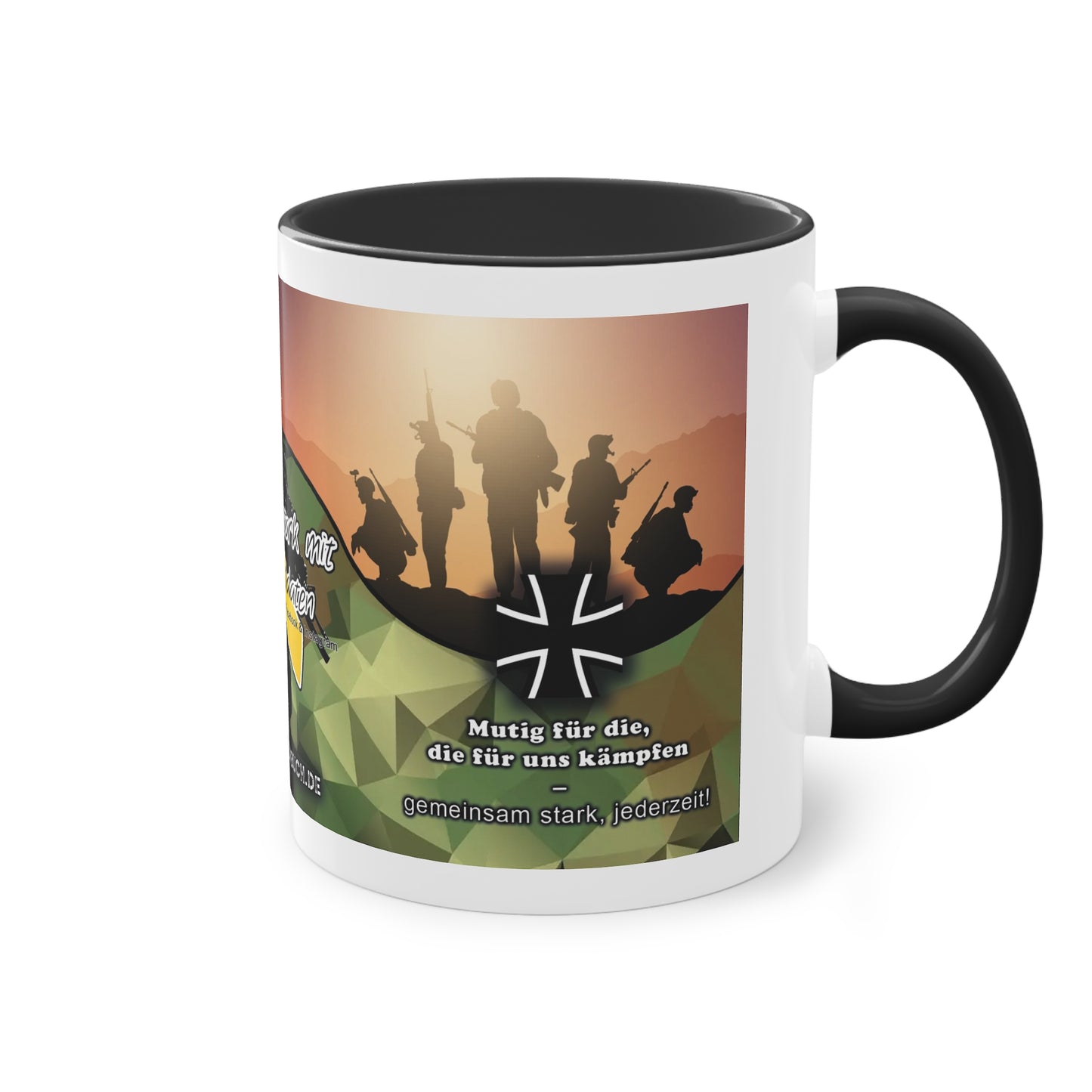 Spenden Tasse von Kameradenbuch.de und "Gemeinsam stark mit unseren Soldaten"