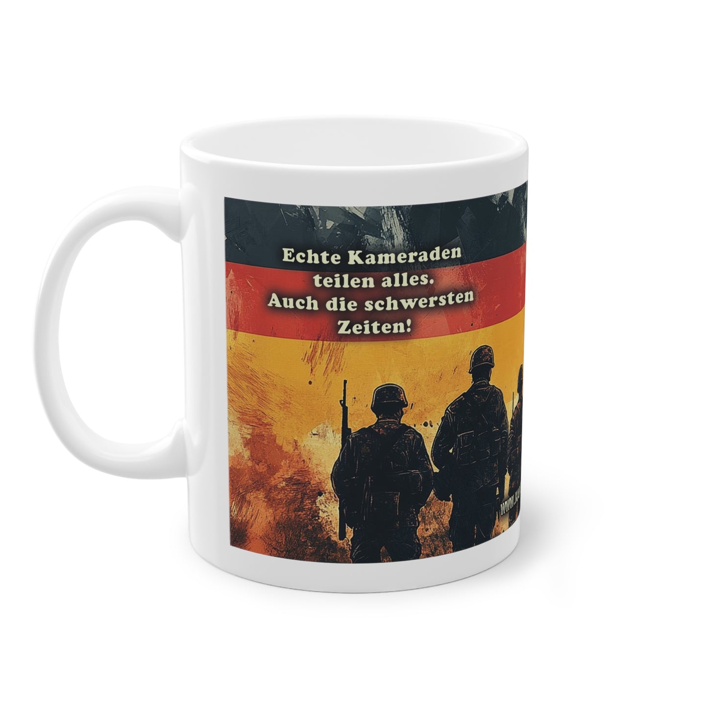 Kaffeetasse "Echte Kameraden"