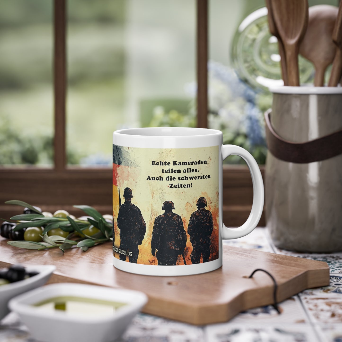 Kaffeetasse "Echte Kameraden"