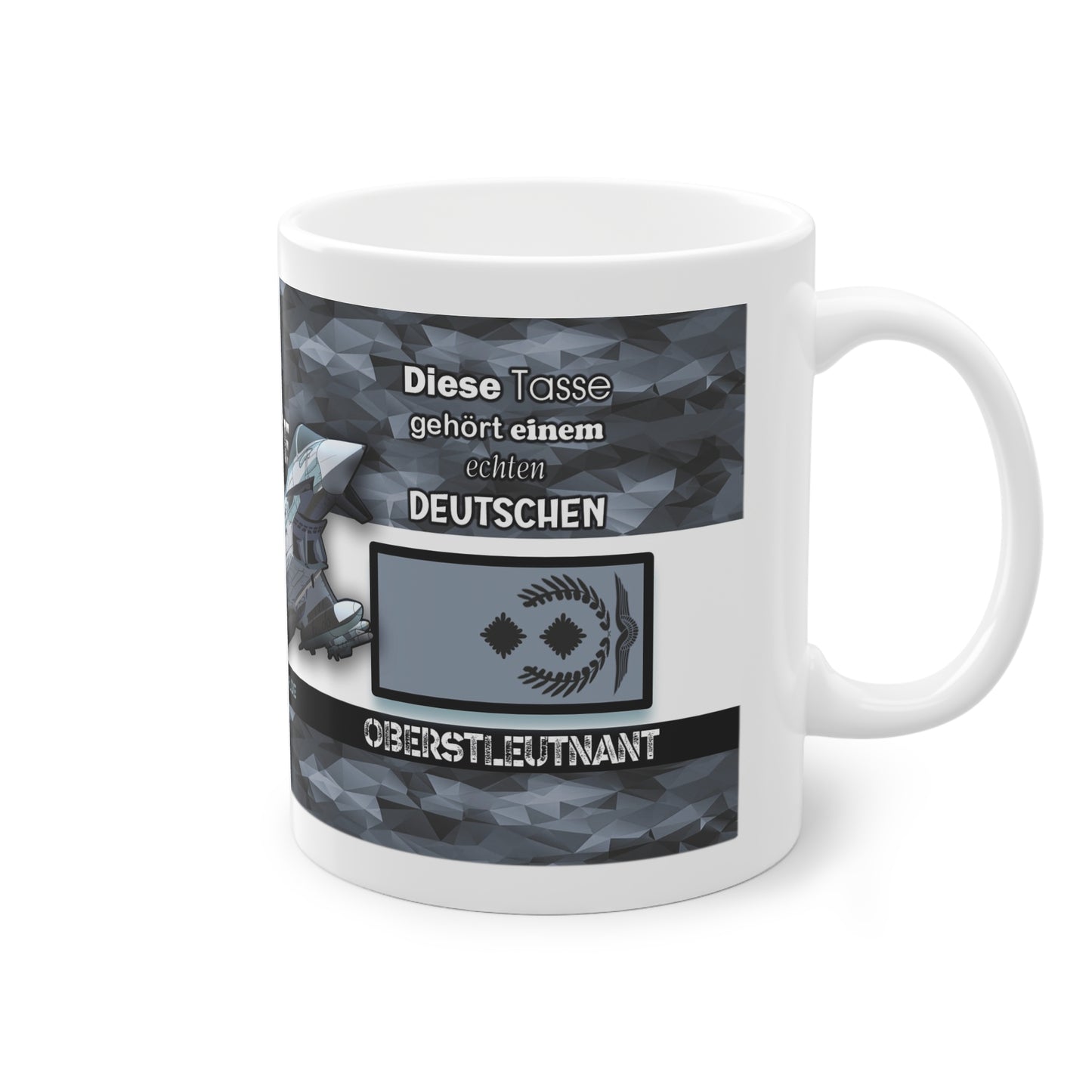 Art.Nr.: DGT2033 - Oberstleutnant (m) - Dienstgrad Tasse Luftwaffe - Kameradenbuch.de