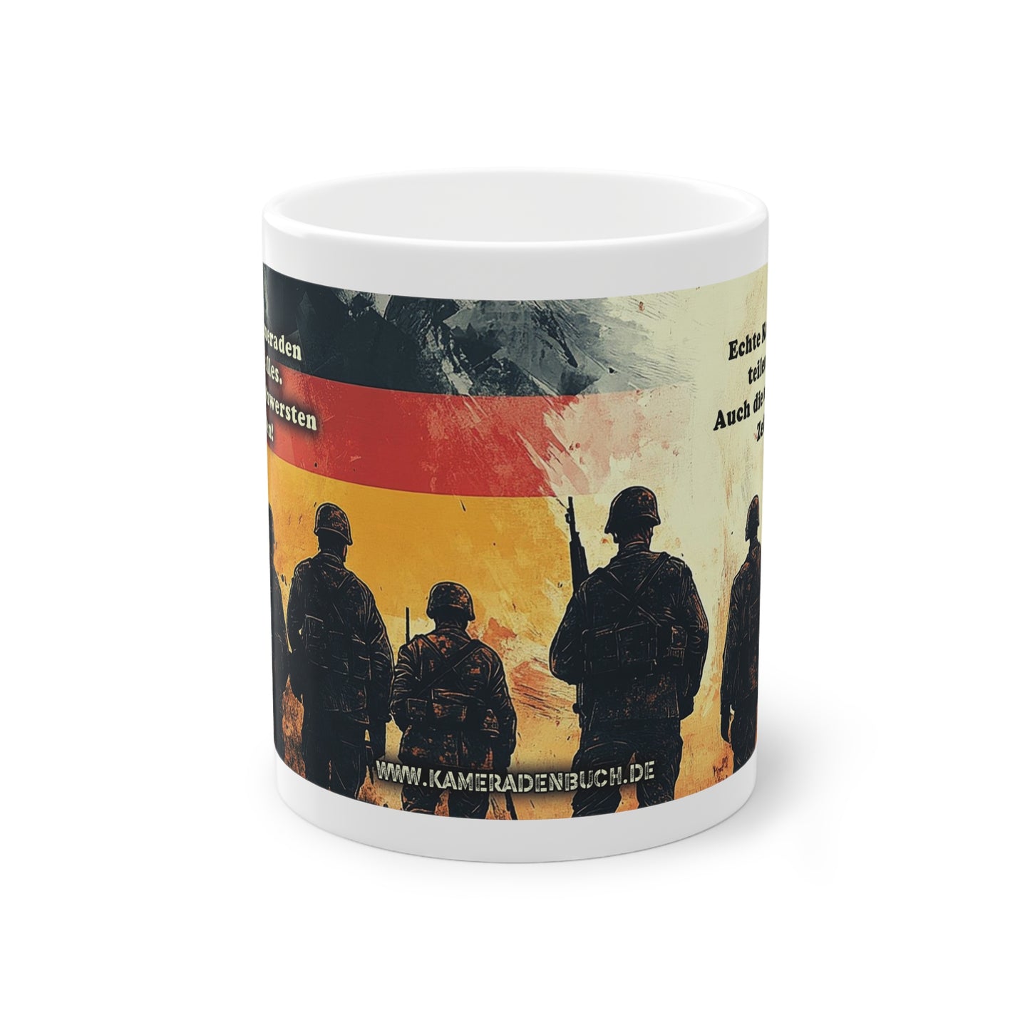 Kaffeetasse "Echte Kameraden"