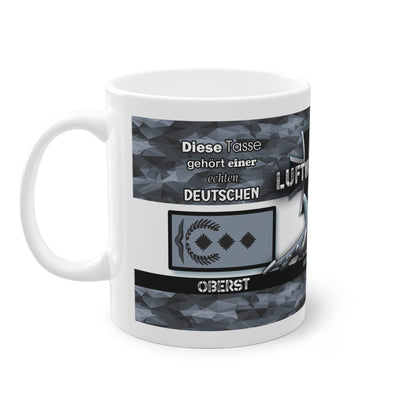 Art.Nr.: DGT2036 - Oberst (w) - Dienstgrad Tasse Luftwaffe - Kameradenbuch.de