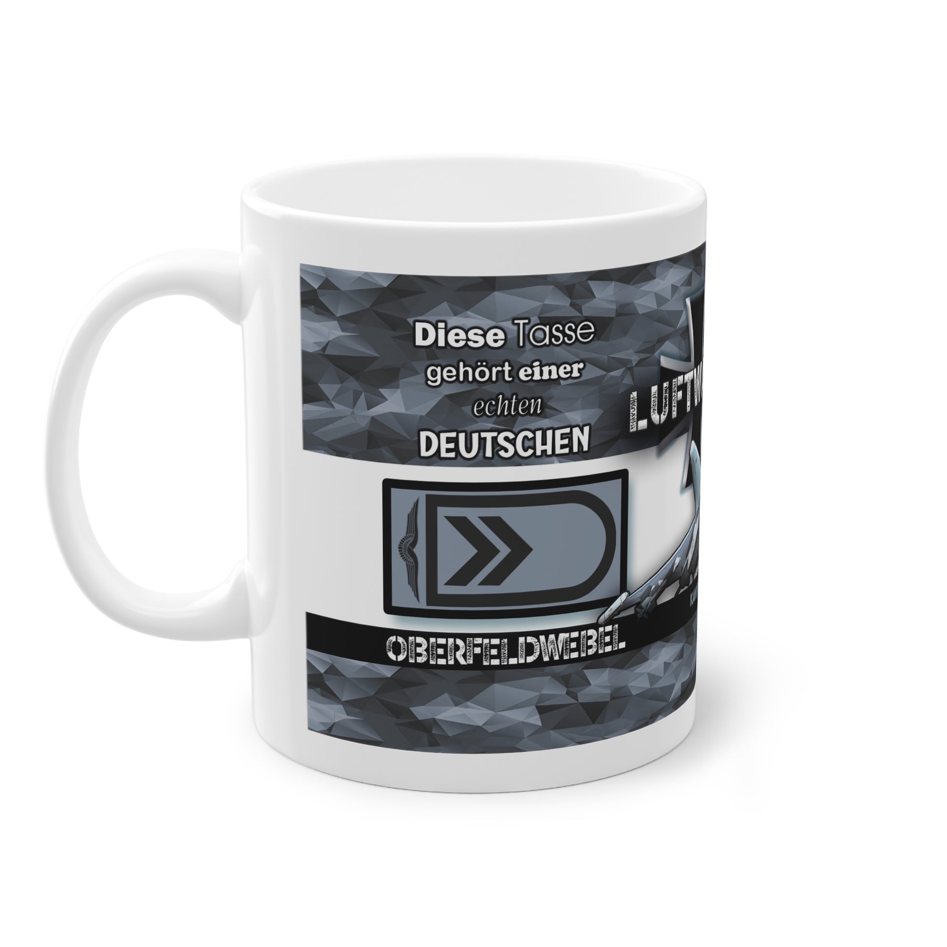 Art.Nr.: DGT2018 - Oberfeldwebel (w) - Dienstgrad Tasse Luftwaffe - Kameradenbuch.de