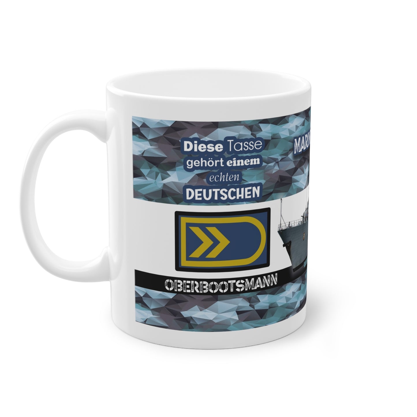 Art.Nr.: DGT3017 - Bootsmann (m) - Dienstgrad Tasse Marine - Kameradenbuch.de