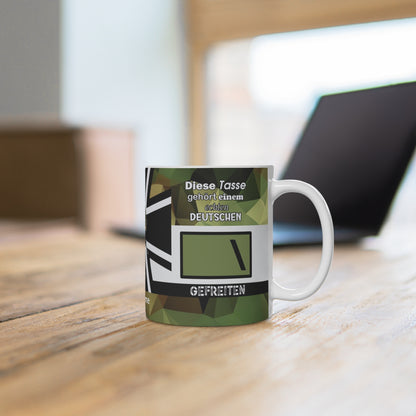 Dienstgrad-Tasse Heer "Gefreiter - männlich"