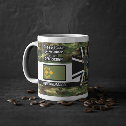 Art.Nr.: DGT1040 - Generalmajor (w) - Dienstgrad Tasse Heer - Kameradenbuch.de