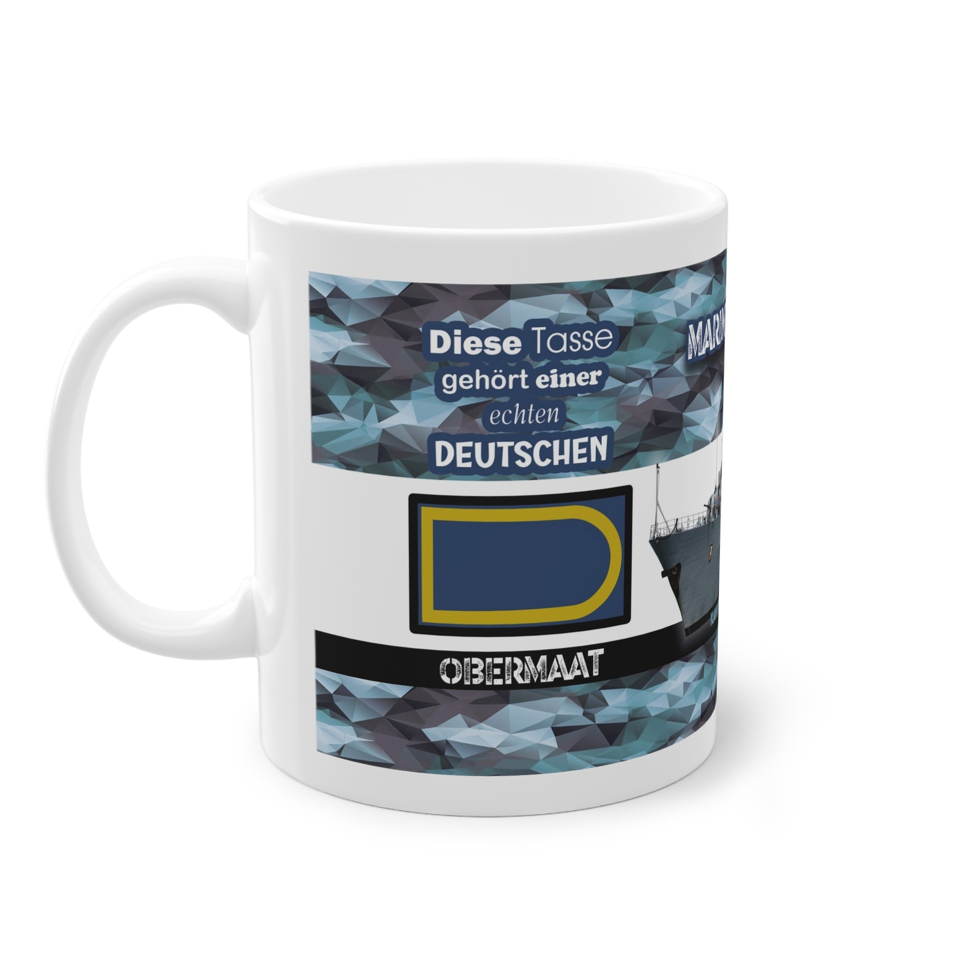 Art.Nr.: DGT3014 - Obermaat (w) - Dienstgrad Tasse Marine - Kameradenbuch.de