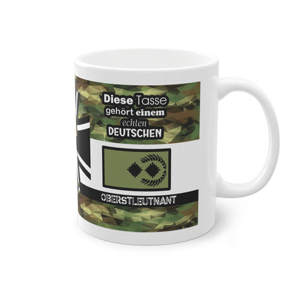 Art.Nr.: DGT1033 - Oberstleutnant (m) - Dienstgrad Tasse Heer - Kameradenbuch.de