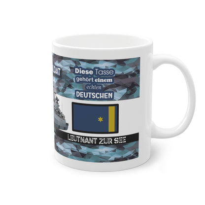 Art.Nr.: DGT3025 - Leutnant zur See (m) - Dienstgrad Tasse Marine - Kameradenbuch.de