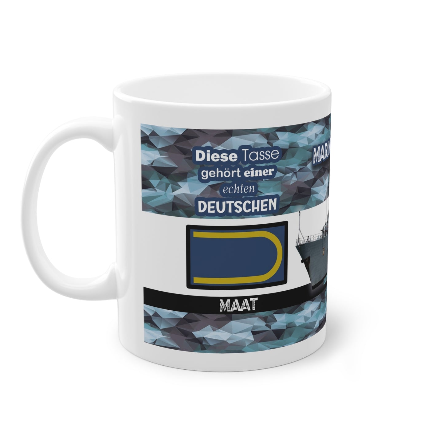 Art.Nr.: DGT3012 - Maat (w) - Dienstgrad Tasse Marine - Kameradenbuch.de