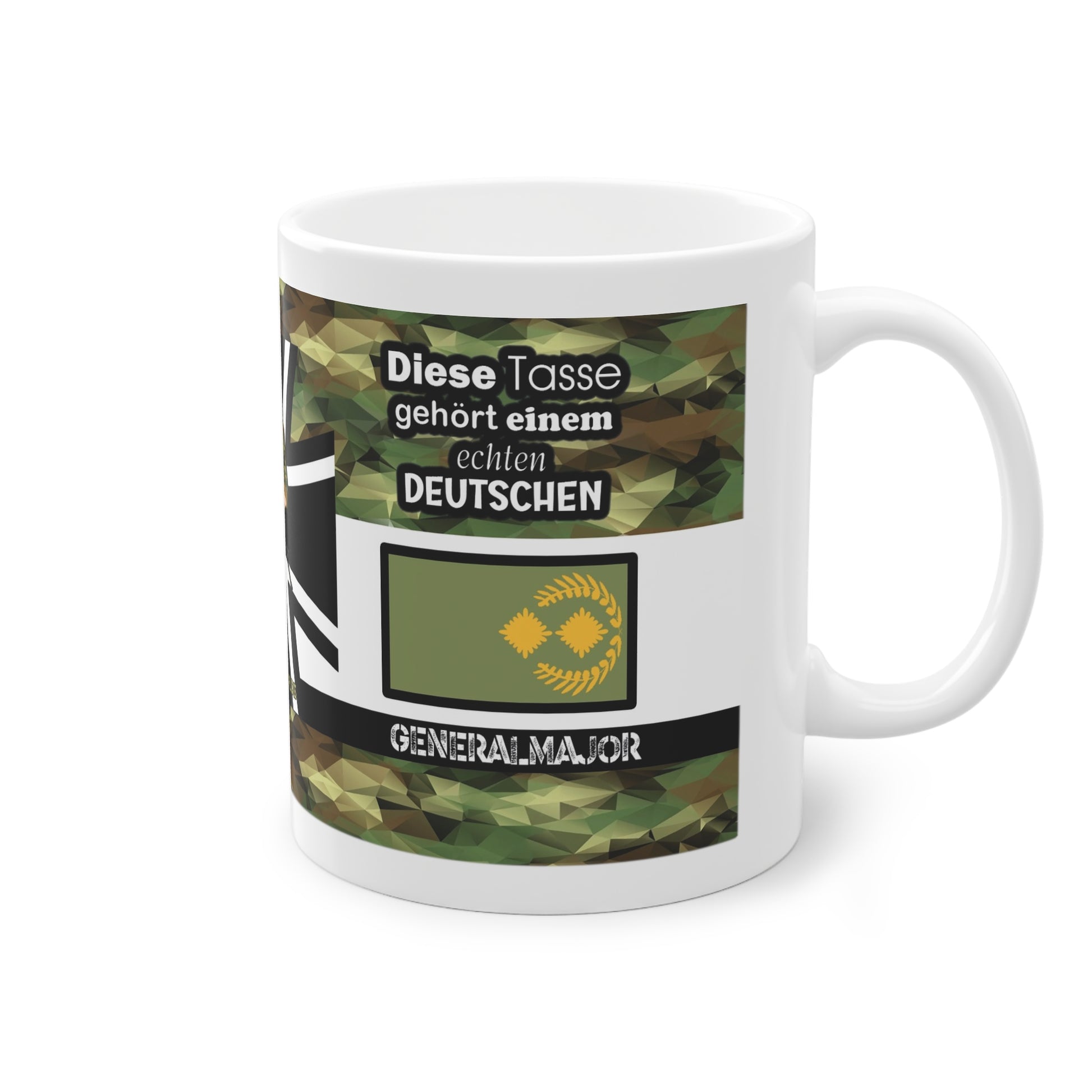 Art.Nr.: DGT1039 - Generalmajor (m) - Dienstgrad Tasse Heer - Kameradenbuch.de