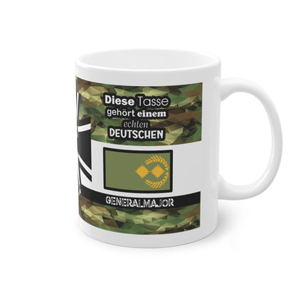 Art.Nr.: DGT1039 - Generalmajor (m) - Dienstgrad Tasse Heer - Kameradenbuch.de