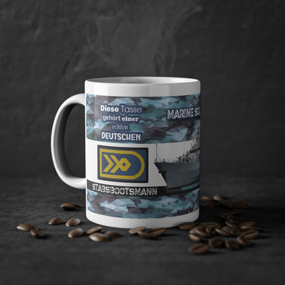 Art.Nr.: DGT3022 - Stabsbootsmann (w) - Dienstgrad Tasse Marine - Kameradenbuch.de