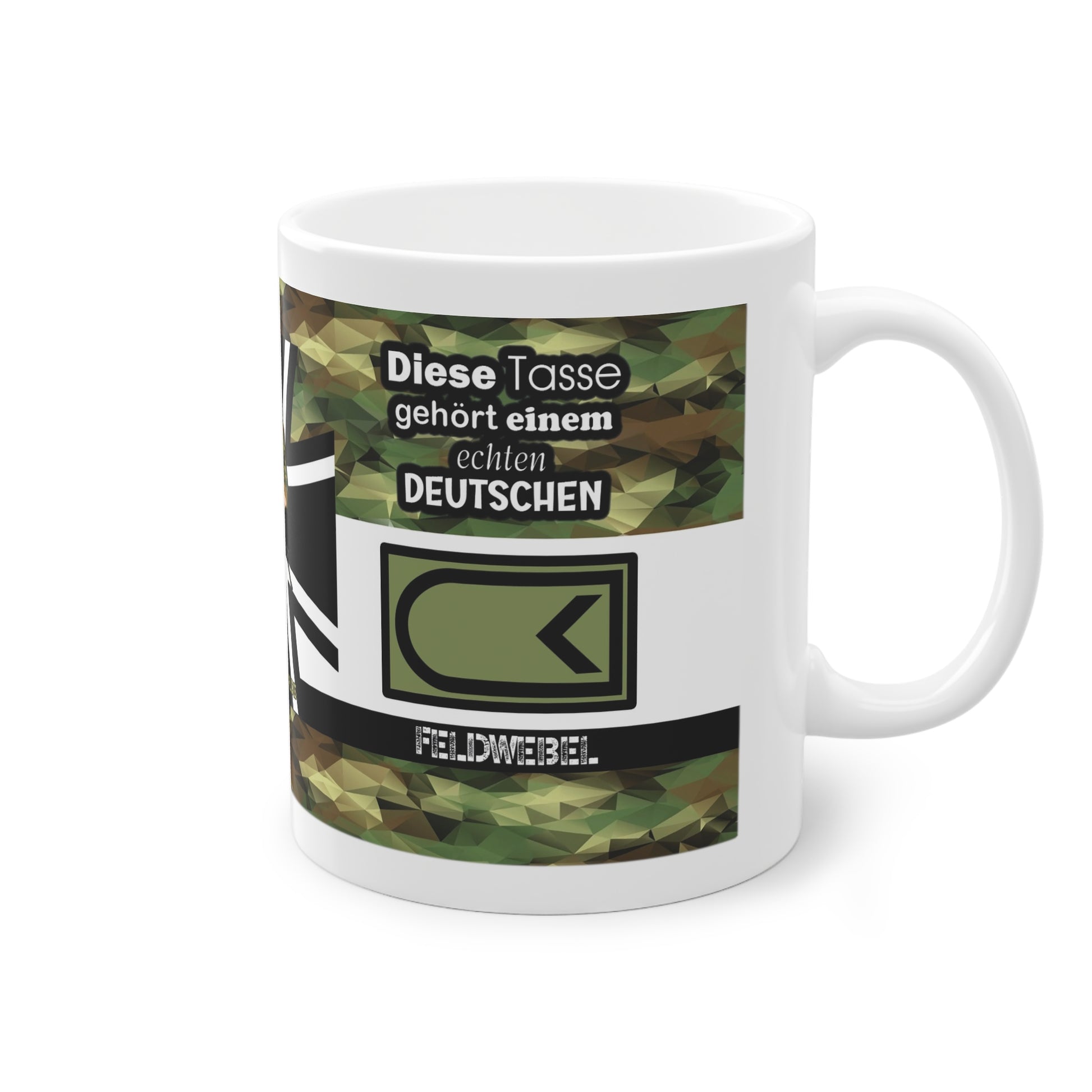 Art.Nr.: DGT1015 - Feldwebel (m) - Dienstgrad Tasse Heer - Kameradenbuch.de