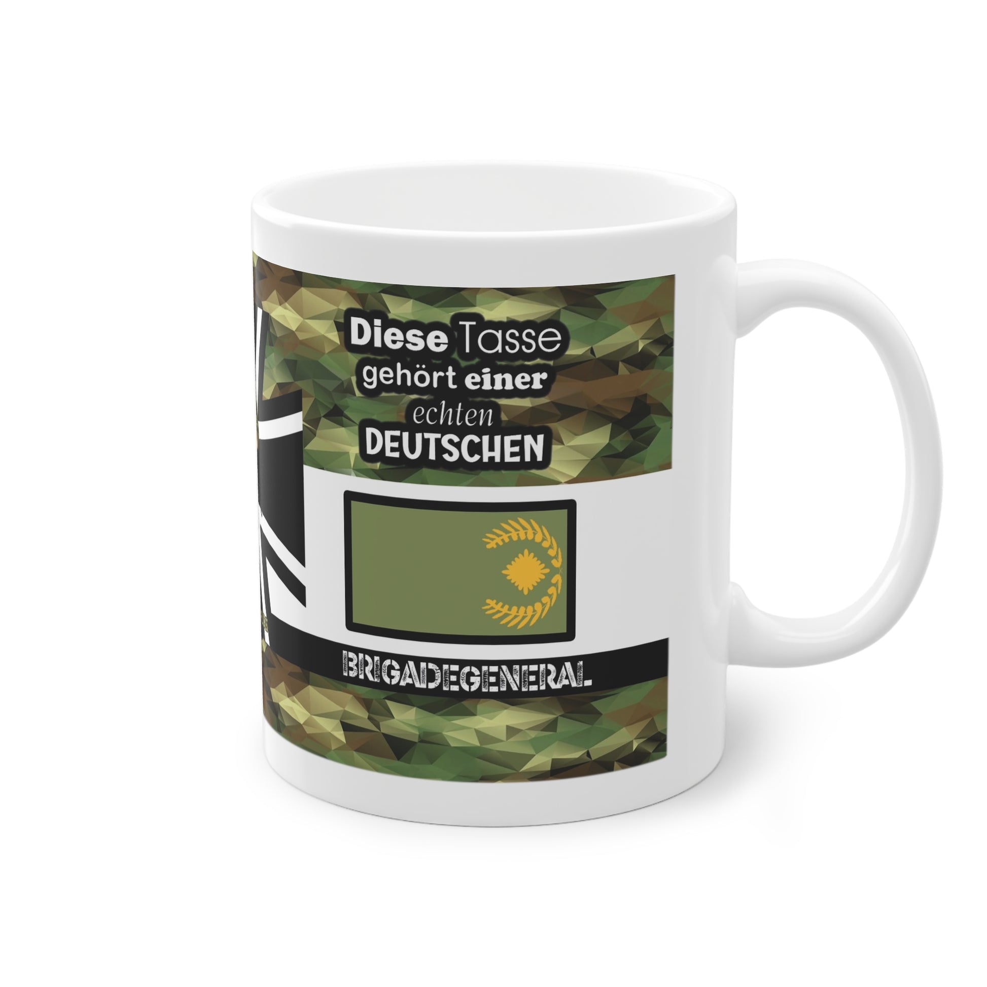 Art.Nr.: DGT1038 - Brigadegeneral (w) - Dienstgrad Tasse Heer - Kameradenbuch.de