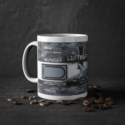 Art.Nr.: DGT2011 - Unteroffizier (m) - Dienstgrad Tasse Luftwaffe - Kameradenbuch.de