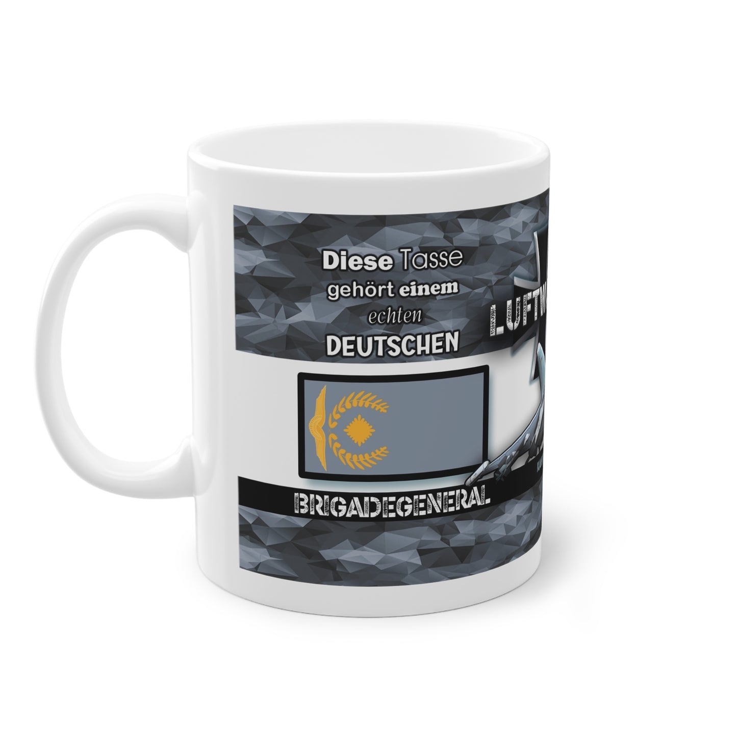 Art.Nr.: DGT2037 - Brigadegeneral (m) - Dienstgrad Tasse Luftwaffe - Kameradenbuch.de