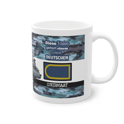 Art.Nr.: DGT3013 - Obermaat (m) - Dienstgrad Tasse Marine - Kameradenbuch.de