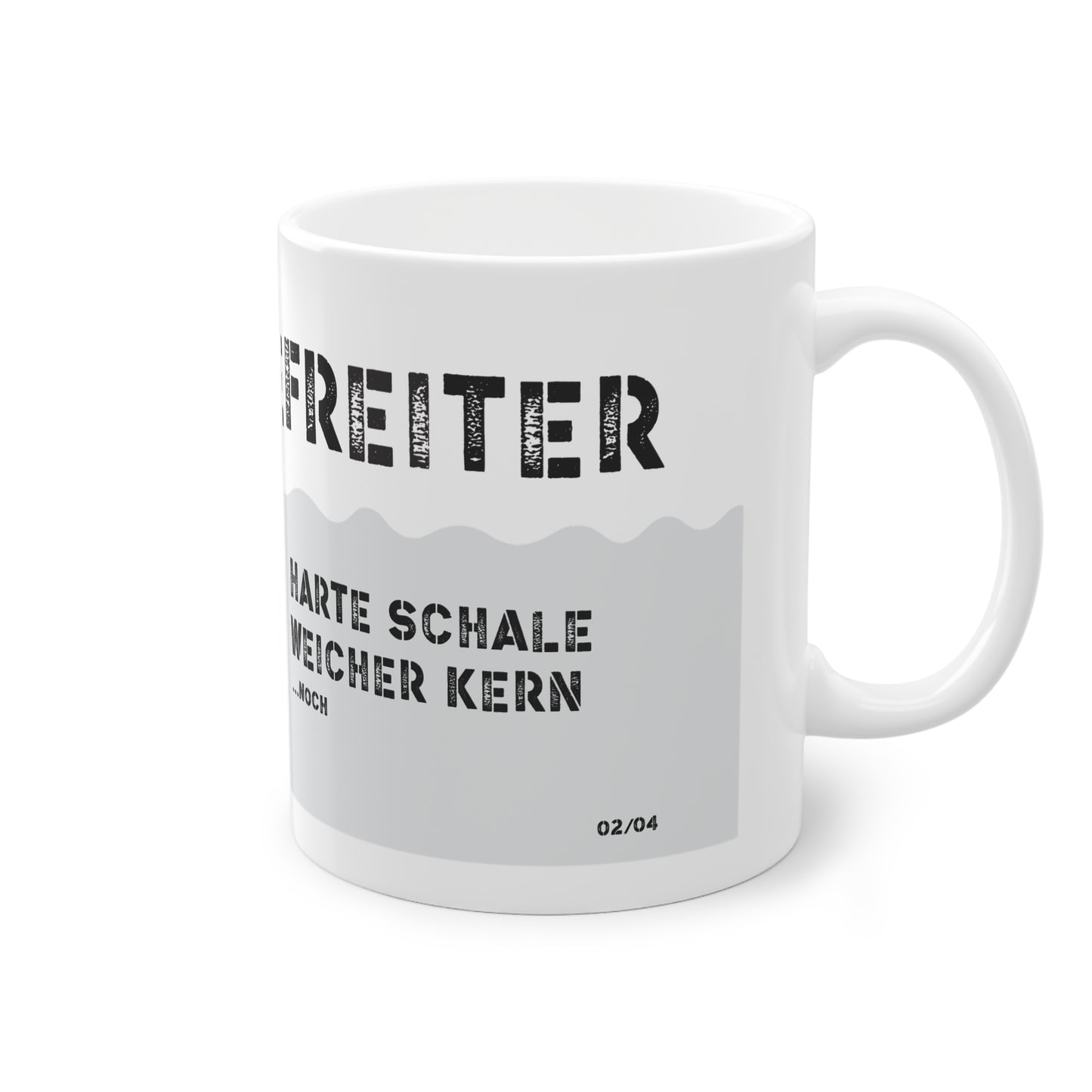 Dienstgradtasse Limitierte Edition "Gefreiter 02/04" - Kameradenbuch.de