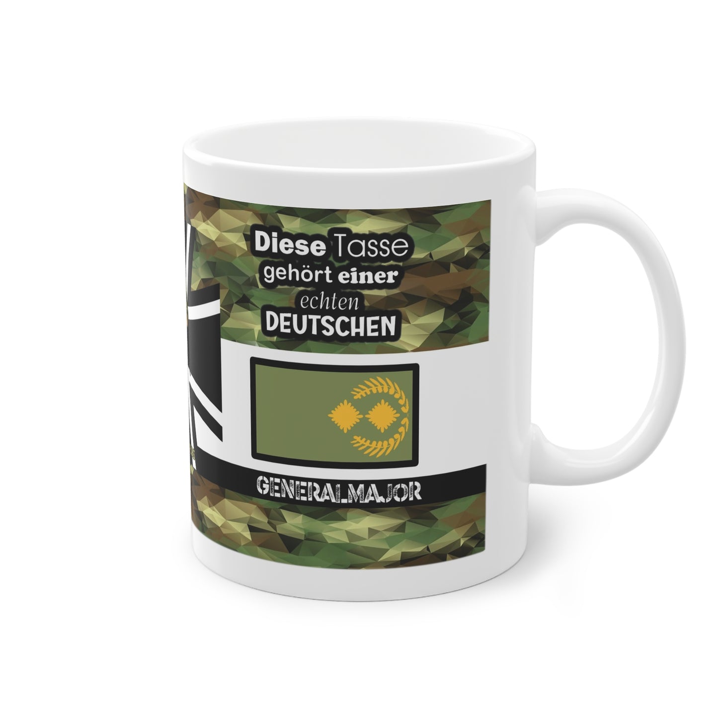 Art.Nr.: DGT1040 - Generalmajor (w) - Dienstgrad Tasse Heer - Kameradenbuch.de