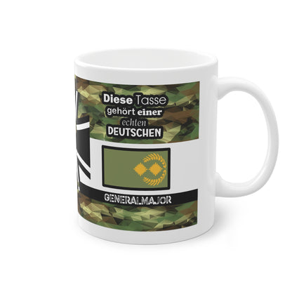 Art.Nr.: DGT1040 - Generalmajor (w) - Dienstgrad Tasse Heer - Kameradenbuch.de