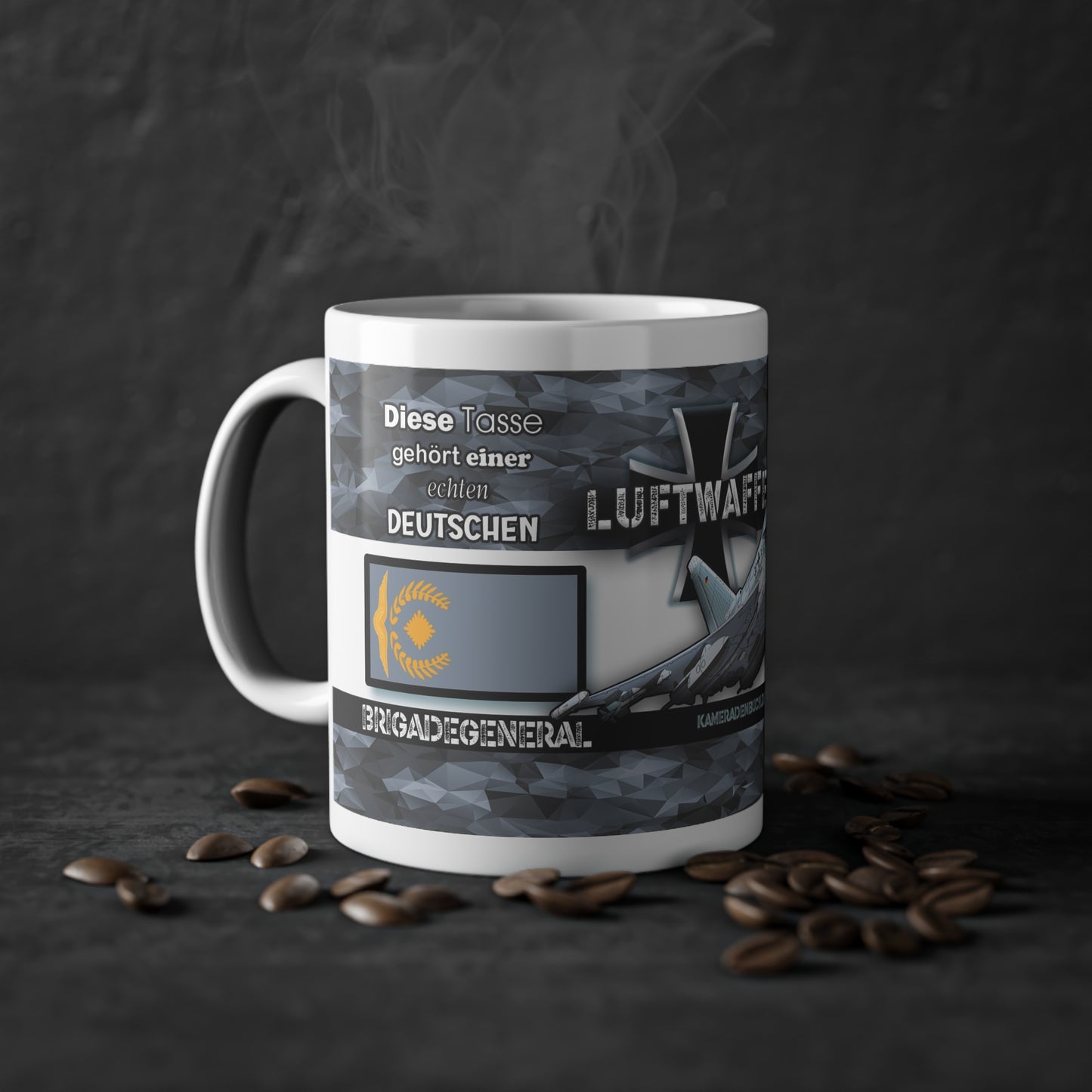 Art.Nr.: DGT2038 - Brigadegeneral (w) - Dienstgrad Tasse Luftwaffe - Kameradenbuch.de