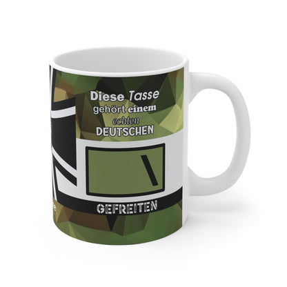 Dienstgrad-Tasse Heer "Gefreiter - männlich"