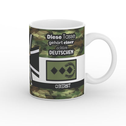 Dienstgrad Tasse Heer - Oberst (w)