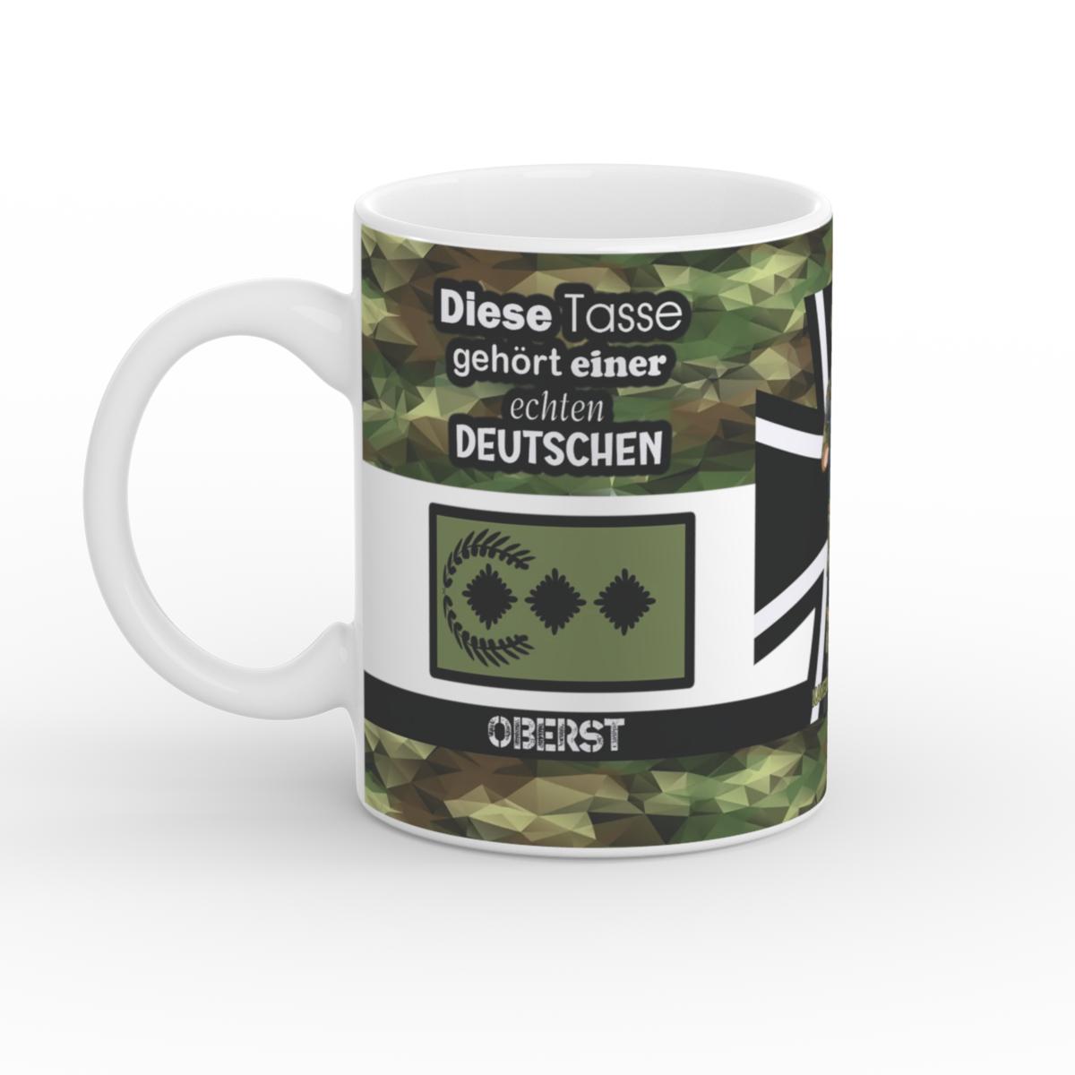 Dienstgrad Tasse Heer - Oberst (w)