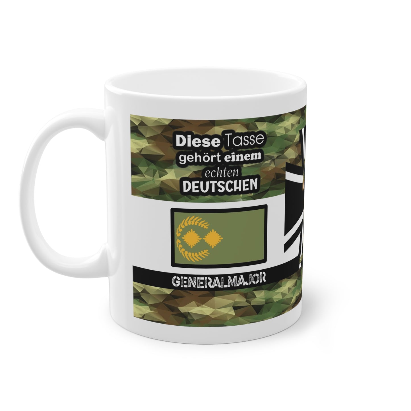 Art.Nr.: DGT1039 - Generalmajor (m) - Dienstgrad Tasse Heer - Kameradenbuch.de