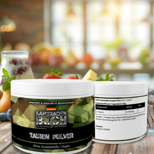 Taurin Pulver - 250g - Kameradenbuch.de