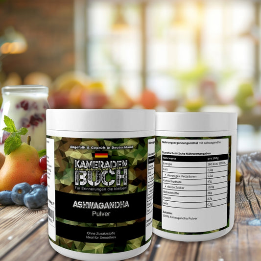 Ashwagandha Pulver - 500g - Kameradenbuch.de