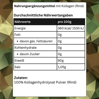 Kollagen Pulver - 500g - Kameradenbuch.de