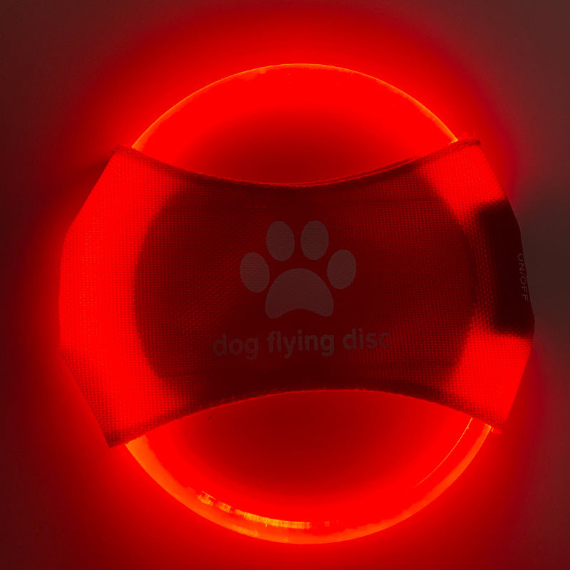 Fliegende LED Scheibe für interaktives Hundetraining - Kameradenbuch.de