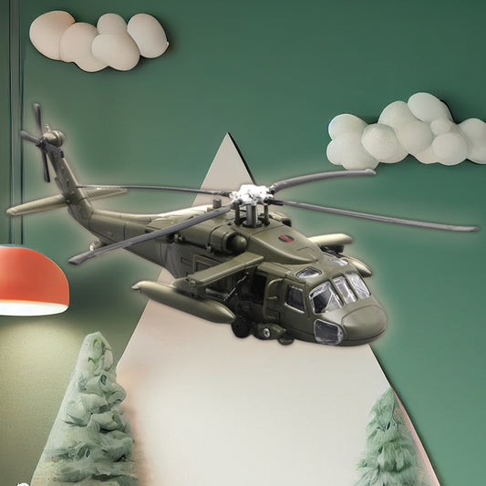 Black Hawk Gunship Helikopter mit Sound - Kameradenbuch.de